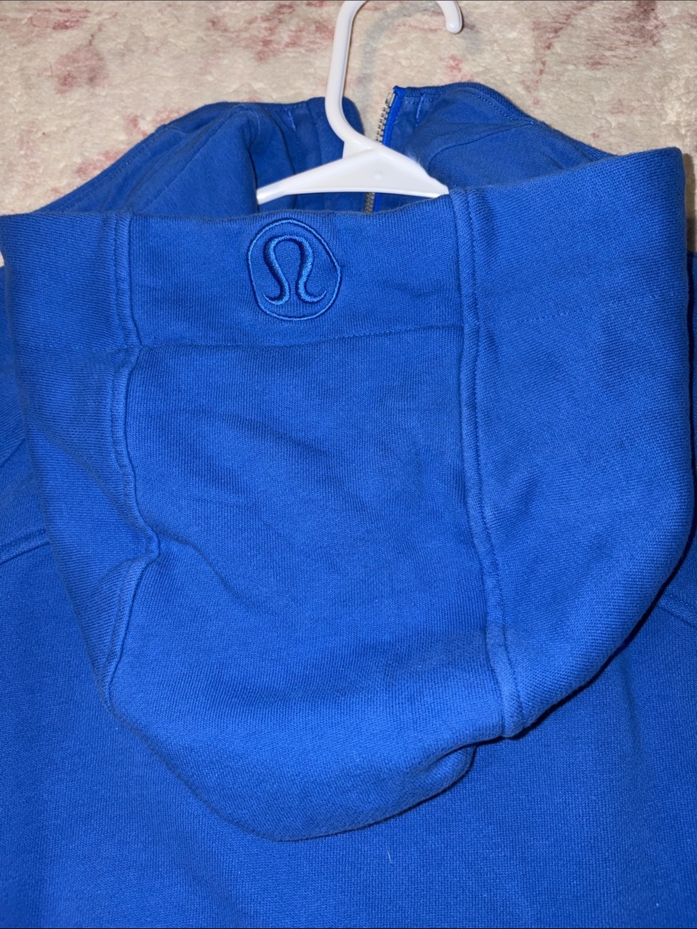 lululemon athletica Cobalt Blue Zip-Up Crew Sweater - Picture 2 of 2